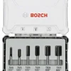 BOSCH ZESTAW FREZÓW PROSTYCH 6szt. UCHWYT 6mm