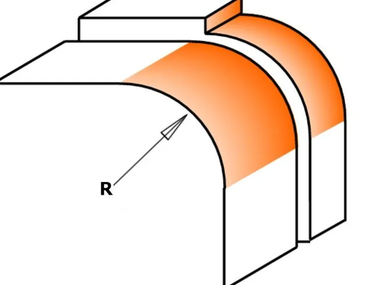 CMT FREZ ZAOKRĄGLAJĄCY Z ŁOŻYSKIEM HM R= 8 D=28,6 I=12,7 S=8
