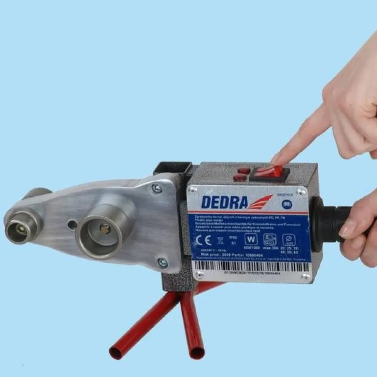 DEDRA ZGRZEWARKA DO RUR PVC PLASTIKOWYCH 800W/1500W DED7515