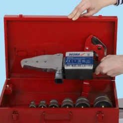 DEDRA ZGRZEWARKA DO RUR PVC PLASTIKOWYCH 800W/1500W DED7515