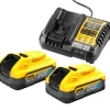 DEWALT ŁADOWARKA DCB1104 +2x5,0Ah POWERSTACK DCB1104H2