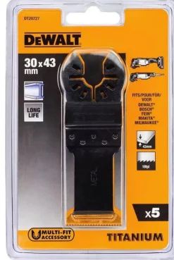 DEWALT BRZESZCZOT MT 30x43mm Z TYTAN. /5szt. METAL