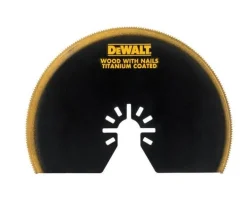 DEWALT BRZESZCZOT PÓŁOKRĄGŁY 100mm Z POWŁOKĄ TYTYANOWĄ, DO NARZĘDZIA WIELOFUNKCYJNEGO