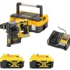 DEWALT MŁOT WIERCĄCO-KUJĄCY SDS-PLUS 18V 2,1J 2 x 5,0Ah XR LI-ION BEZSZCZOTKOWA TSTAK DCH273P2T