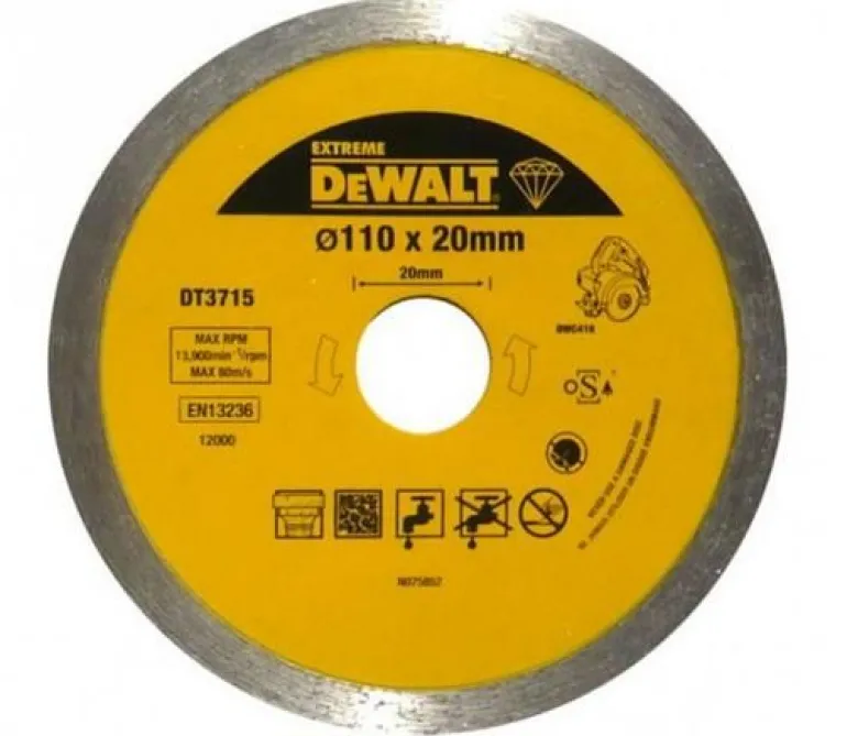 DEWALT TARCZA DIAMENTOWA 110 x 20mm DT3715 do DWC410