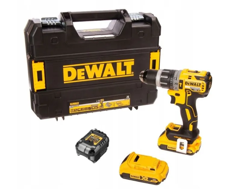DEWALT WIERTARKO-WKRĘTARKA UDAROWA 18V 70/27Nm 2x2,0Ah LI-ION BRUSHLESS WALIZKA TSTAK DCD796D2
