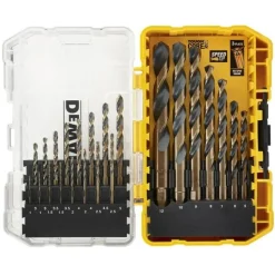 DEWALT WIERTŁO METAL HSS-G KPL.23szt. BLACK & GOLD