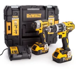 DEWALT ZESTAW COMBO 18V (DCD796+DCF887) 2x5,0Ah DS150 DCK266P2T