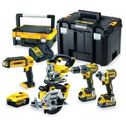 DEWALT ZESTAW COMBO 18V DCD796 +DCF887+DCS391+ DCS331+DCL050 + 3xDCB184 + DCB115 +TSTAK I+TSTAK VI