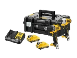 DEWALT ZESTAW COMBO 12V DCK2110L2T (DCD701+DCF801) 2x3,0Ah TSTAK II DCK2110L2T