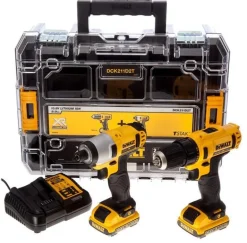DEWALT ZESTAW COMBO 10,8V DCK211D2T (DCD710+DCF815) 2x2,0Ah TSTAK V
