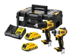 DEWALT ZESTAW COMBO 18V WKRĘTARKA DCD708 + ZAKRĘTARKA DCD809 2x2,0Ah TSTAK DCK2061D2T