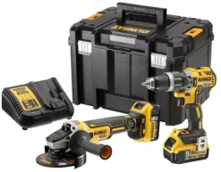 DEWALT.ZESTAW COMBO 18V (DCD796+DCG405) 2x5,0Ah TSTAK VI DCK2080P2T