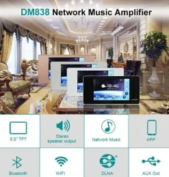 DSPPA Odtwarzacz DM838W white