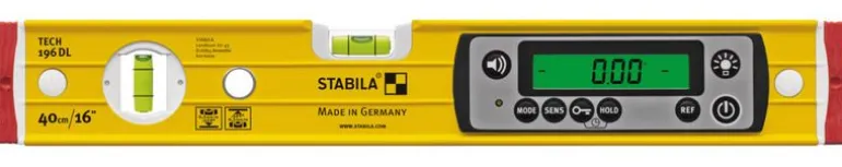 Elektroniczna poziomica Stabila Tech 196DL, IP 67, 40 cm