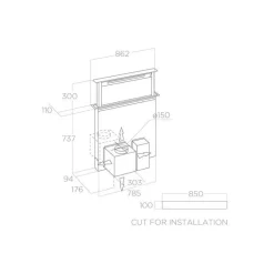 ELICA GETUP CAST IRON/A/90 PRF0162866
