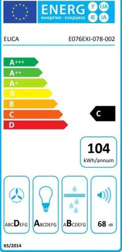 Elica TUBE PRO ISLAND BL MAT/A/43