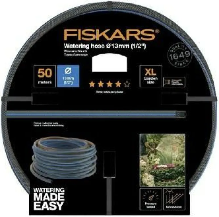FISKARS WĄŻ OGRODOWY 1/2" 50m - Q4