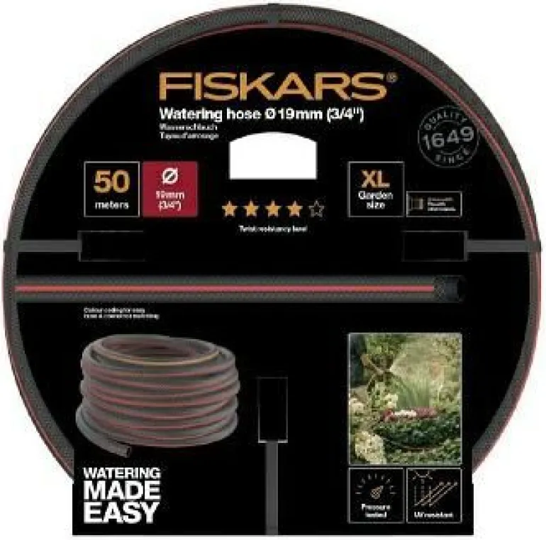 FISKARS WĄŻ OGRODOWY 3/4" 50m - Q4