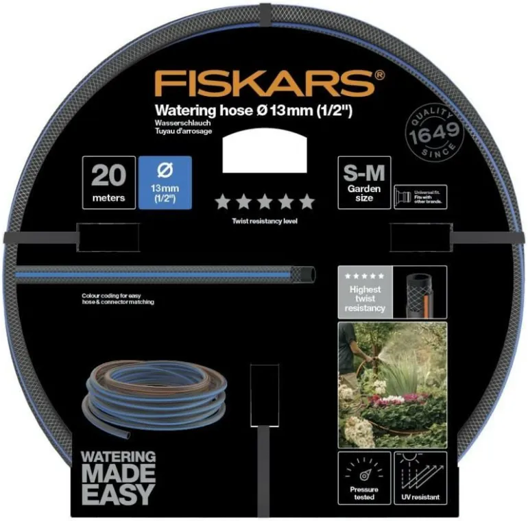 FISKARS WĄŻ OGRODOWY 1/2" 20m - Q5