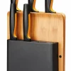 FISKARS ZESTAW 5 NOŻY W BLOKU BAMBUSOWYM FUNCTIONAL FORM