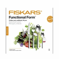 FISKARS ZESTAW SZTUĆCÓW 24szt. BŁYSZCZĄCE FF