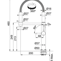 FRANKE PESCARA 360 CHROM 115.0393.976