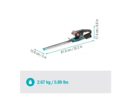 GARDENA Akumulatorowe nożyce do żywopłotu EasyCut 40/18V P4A – 14733-20