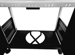 GRILL GAZOWY 3+1 PALNIKI RUSZT ŻELIWNY