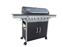 GRILL GAZOWY DEKRAFT ( NEVADA XXL 6+1 ) (12,6 +2,5 kW) ruszt żeliwny + pokrowiec