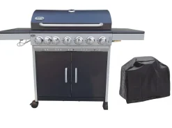 GRILL GAZOWY DEKRAFT ( NEVADA XXL 6+1 ) (12,6 +2,5 kW) - DE-G61 ruszt żeliwny + pokrowiec