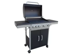 GRILL GAZOWY DEKRAFT (NEVADA) 4+1 (11,2+ 2,5 kW) - RUSZT ŻELIWNY+POKROWIEC