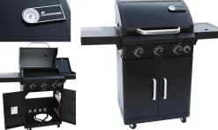 Grill Gazowy Nebraska 3 Pal. 19740 8.4kW Activa