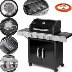 Grill Gazowy Quatro Xxl 4+1 12,0 + 3,2Kw 19744G