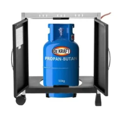 GRILL GAZOWY "NEBRASKA" DEKRAFT 3+1 PALNIKI RUSZT ŻELIWNY + POKROWIEC + REDUKTOR WĄŻ