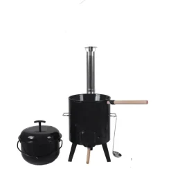 Grill Kociołek Myśliwski Z Paleniskiem Garnek 14l