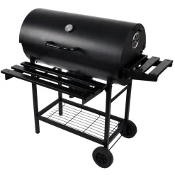 Grill Węglowy Activa Mastercook Beczka Ruszt Żeliwny 71x35cm 11260