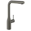 GROHE BATERIA ESSENCE ZLEWOZMYWAKOWA Z WYC WYLEWKĄ - BRUSHED HARD GRAFITE.  30270AL0