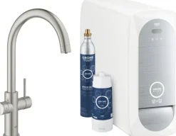 GROHE BLUE HOME ZESTAW START. Z BATERIĄ FILTRUJĄCĄ WODĘ I JEDNOSTK. CHŁODZĄCĄ, WYL TYPU C..  31455DC1