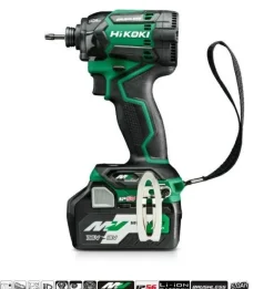 HIKOKI ZAKRĘTARKA UDAR.36V WH36DCWRZ 215Nm 2x2,5Ah BL MULTIVOLT IP56 HITSYSTEM