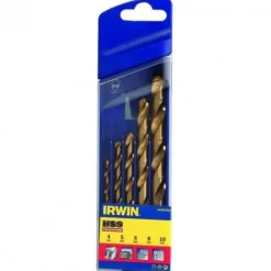 IRWIN WIERTŁO METAL TYTAN KOMPLET 5szt. 4.0, 5.0, 6.0, 8.0, 10.0 mm