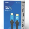 Kabel HDMI 2.1 v 2.1 premium 4K 8K 120hz ULTRA HIGH SPEED 3m