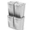 KEDEN KOSZ NA ŚMIECI SORTIBOX 35L SET 4 - POPIELATY