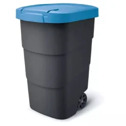 KEDEN KOSZ NA ŚMIECI WHEELER 110 L - NIEBIESKI
