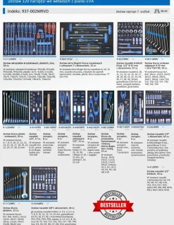 KING TONY WÓZEK WARSZTATOWY 8 SZUFLAD 320 SZARY