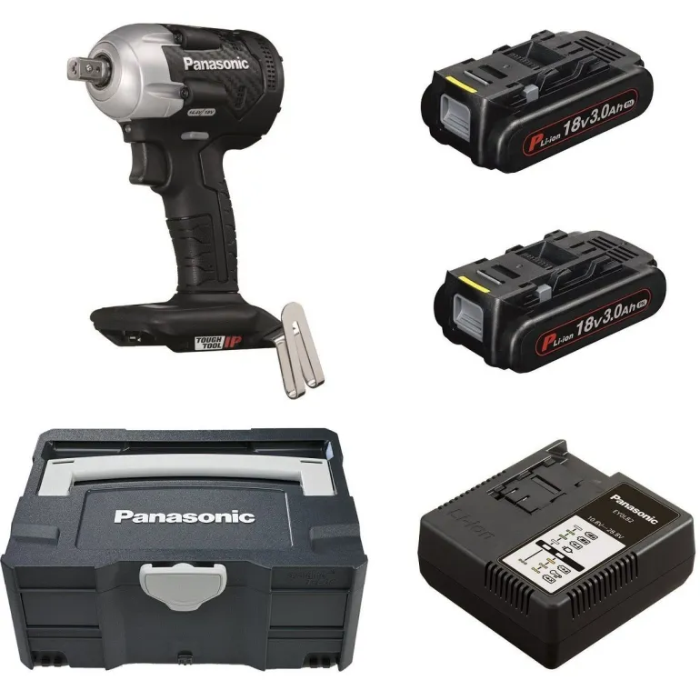 Klucz udarowy 18V Panasonic EY75A8 1/2 cal + Systainer + 2x 3.0Ah + ładowarka