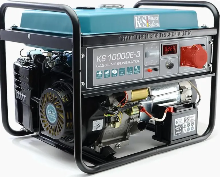 KÖNNER & SÖHNEN GENERATOR PRĄDOTWÓRCZY BENZYNOWY 7,5kW 230/400V KS 10000E-3