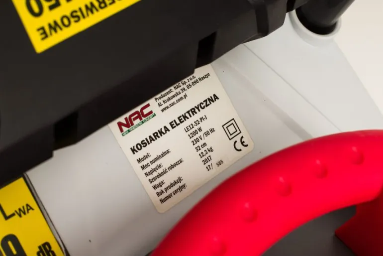 KOSIARKA ELEKTRYCZNA 1200W 32cm SILNIK INDUKCYJNY