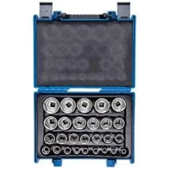 KT ZESTAW NASADEK KRÓTKICH 1/2"6kąt. 27szt. WALIZKA