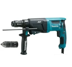 MAKITA MŁOTOWIERTARKA SDS-PLUS Z OPCJĄ KUCIA 800W 2,4J AVT + DODATKOWY UCHWYT HR2631FT